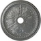 Ekena Millwork Winsor Ceiling Medallion (Fits Canopies up to 4"), Hand-Painted Silver, 27 1/2"OD x 4"ID x 1 1/2"P CM27WISLS - alternate 1